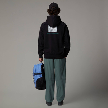 Bluza z kapturem męska The North Face RAGLAN BOX NSE TAILGRID INFILL czarna NF0A8C4X943