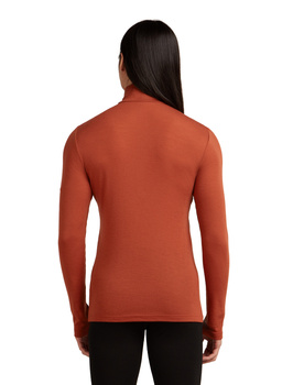 Longsleeve termiczny męski Icebreaker 175 EVERYDAY HALF ZIP pomarańczowy IBB044840BA