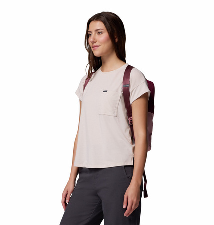 Plecak miejski unisex Columbia TRAIL TRAVELER 18 L bordowy 2094491624
