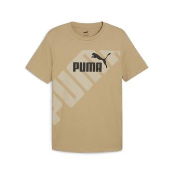 Koszulka męska Puma POWER GRAPHIC beżowa 67896083