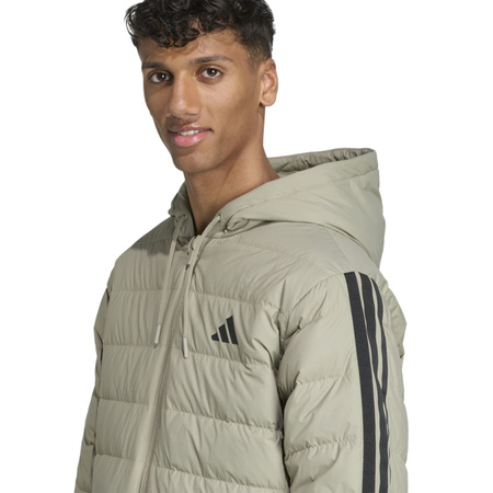 Parka puchowa męska adidas ESSENTIALS zielona JM4062