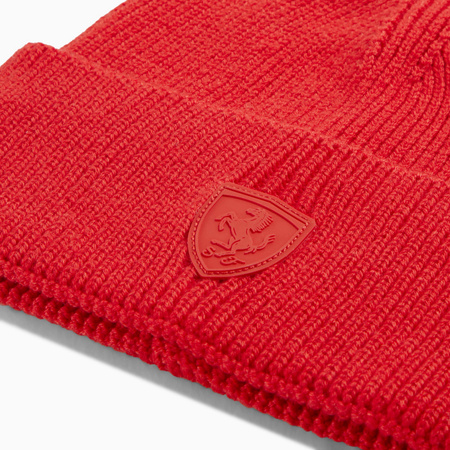 Czapka zimowa unisex Puma FERRARI PRO MID CROWN czerwona 02642802