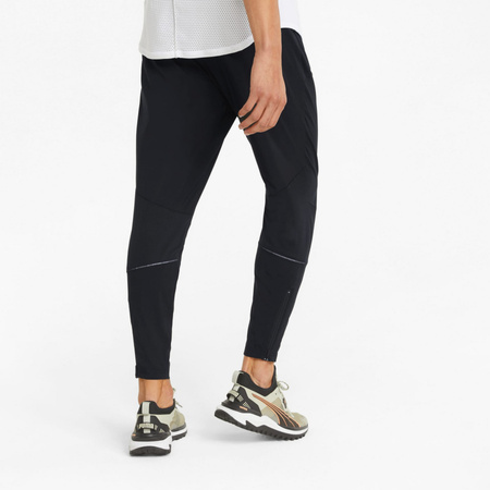 Spodnie dresowe męskie Puma RUN TAPERED WOVEN czarne 52140401
