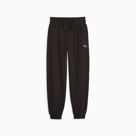 Spodnie dresowe damskie Puma HER HIGH-WAIST TR czarne 67600601