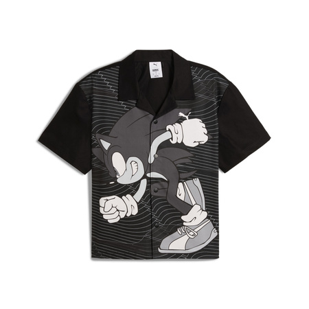 Koszula męska Puma X SONIC RELAXED GRAPHIC RACER czarna 63240701