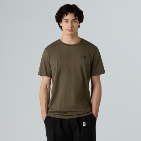 Koszulka męska The North Face BOX NSE EDGE OF LIGHT INFILL zielona NF0A8E3HFA4