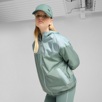 Czapka z daszkiem dziecięca Puma ESS METAL BB JR zielona 02611603