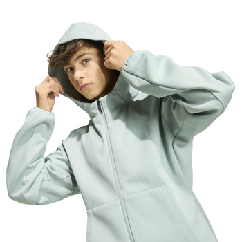 Bluza z kapturem dziecięca adidas Z.N.E. zielona KD8561
