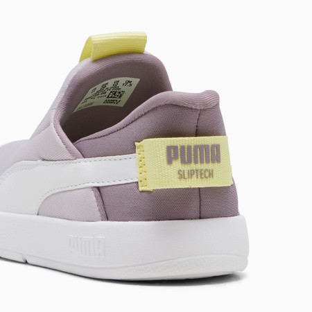Buty sportowe dziewczęce Puma COURTFLEX V3 SLIPTECH PS fioletowe 39973408