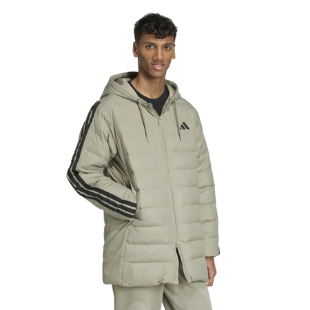 Parka puchowa męska adidas ESSENTIALS zielona JM4062