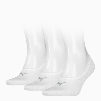 Skarpety unisex Puma FOOTIE 3-PACK białe 90693030