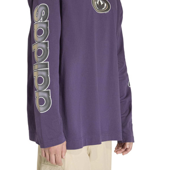 Longsleeve męski adidas GRAPHIC fioletowy KS6861