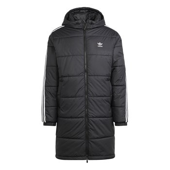 Kurtka z kapturem męska adidas ADICOLOR LONG czarna HZ0684