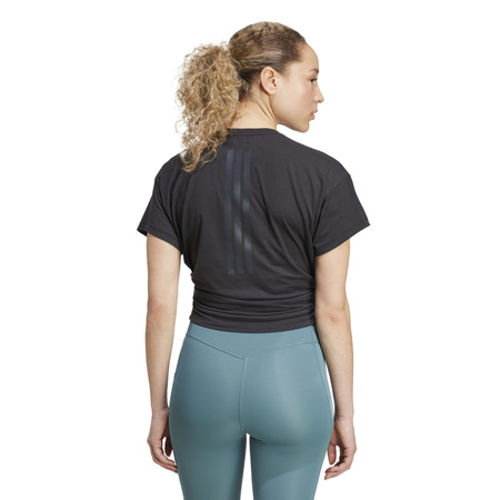Koszulka treningowa damska adidas POWER czarna JX1190