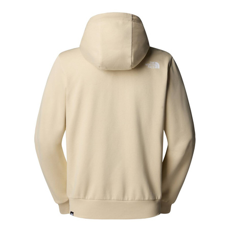Bluza z kapturem męska The North Face SIMPLE DOME FULL ZIP beżowa NF0A89FD3X4