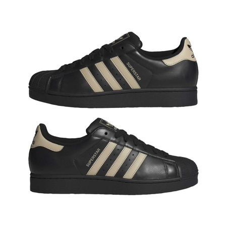 Buty sportowe unisex adidas SUPERSTAR II czarne IH4173