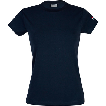 Piżama damska Fila JERSEY STRETCH WITH FRENCH TERRY PANT granatowa FPS4023-321