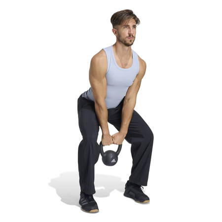 Tank top treningowy męski adidas POWER ESSENTIALS niebieski KE4845