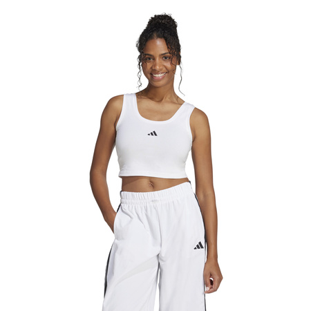 Top sportowy damski adidas ESSENTIALS SMALL LOGO biały JD0545