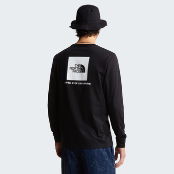 Longsleeve męski The North Face EVOLUTION BOX NSE czarny NF0A8B68KY4