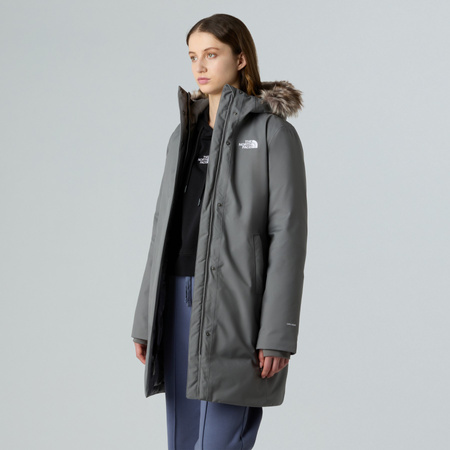 Kurtka z kapturem damska The North Face ARCTIC szara NF0A84J20UZ