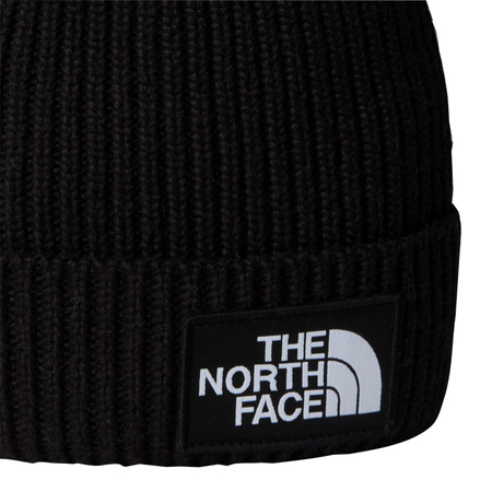 Czapka zimowa dziecięca The North Face LOGO BOX CUFFED czarna NF0A8CGUJK3