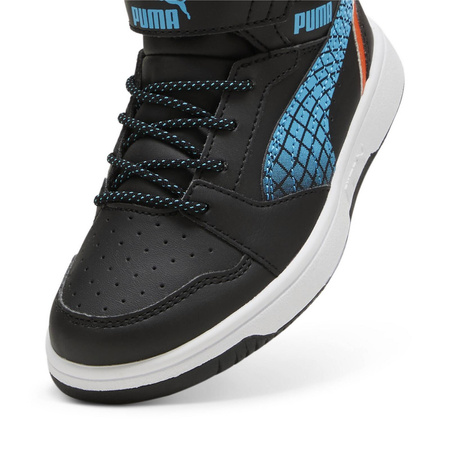 Buty sportowe dziecięce Puma REBOUND V6 MID TECHIE BUDDY AC+ PS czarne 39794602
