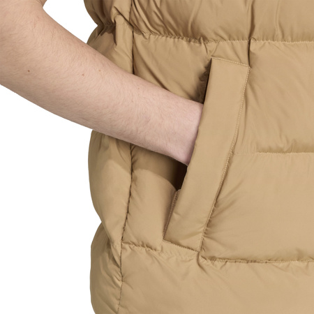 Bezrękawnik puchowy męski adidas COMMERCIAL beżowy JX4124
