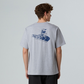 Koszulka unisex The North Face RUN GRAPHIC RELAXED szara NF0A8F2PDYX