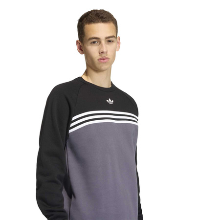 Bluza męska adidas CHEST STRIPES szara KE2133