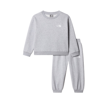 Komplet dresowy dziecięcy The North Face SIMPLE DOME FLEECE szary NF0A8EFMDYX
