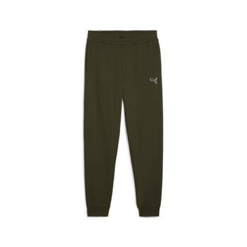 Spodnie dresowe męskie Puma BETTER ESSENTIALS FL CL zielone 67681670