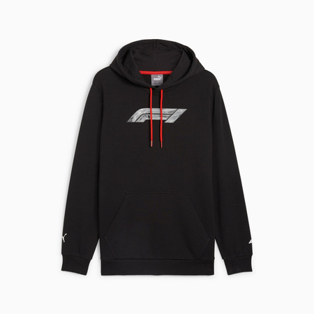 Bluza z kapturem męska Puma F1 LOGO GRAPHIC czarna 62569301