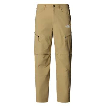 Spodnie trekkingowe męskie The North Face EXPLORATION CONV REG TAPERED beżowe NF0A8BR4LK5