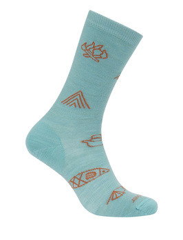 Skarpety męskie Icebreaker LIFESTYLE ULTRALIGHT CREW niebieskie IB0A574E0H4