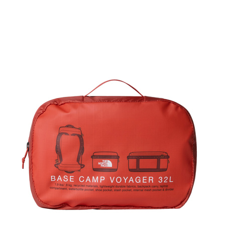 Torba podróżna unisex The North Face BASE CAMP VOYAGER 32 L czerwona NF0A52RREED