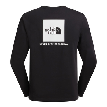 Longsleeve męski The North Face EVOLUTION BOX NSE czarny NF0A8B68KY4