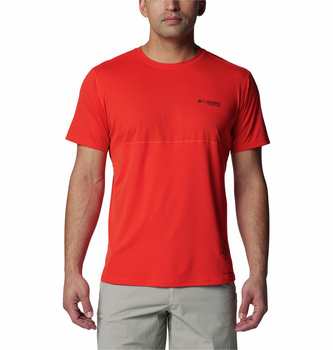 Koszulka męska Columbia CIRQUE RIVER GRAPHIC czerwona 2071925839
