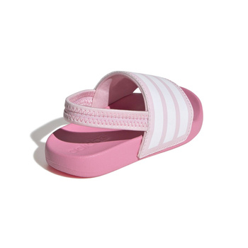 Klapki dziecięce adidas ADILETTE ESTRAP I różowe JR5326