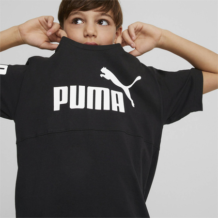 Koszulka chłopięca Puma POWER czarna 67322601