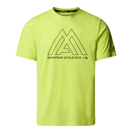 Koszulka treningowa męska The North Face MOUNTAIN ATHLETICS 24/7 zielona NF0A893ZRIQ