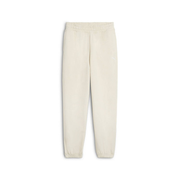 Spodnie dresowe damskie Puma WARDROBE ESS RELAXED TR CL beżowe 62975387