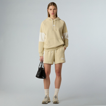Bluza z kapturem damska The North Face TERRY RELAXED beżowa NF0A8C2D3X4