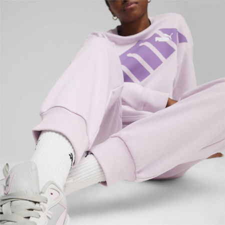 Spodnie dresowe damskie Puma POWER TR fioletowe 67789560