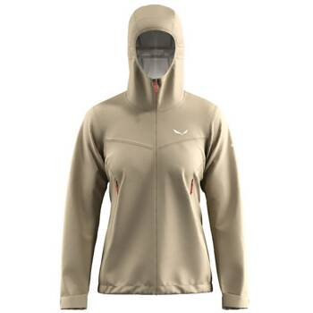 Kurtka wodoodporna damska Salewa PUEZ beżowa 00-0000029091_7180