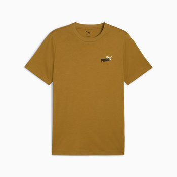 Koszulka męska Puma ESS 2 COLOR SMALL NO.1 LOGO brązowa 68471769