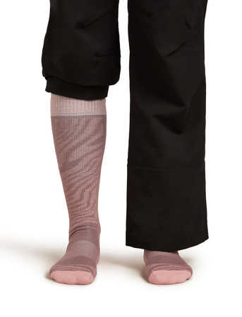 Skarpety narciarskie damskie Icebreaker SKI+ LIGHT OTC różowe IB0A573M0HK