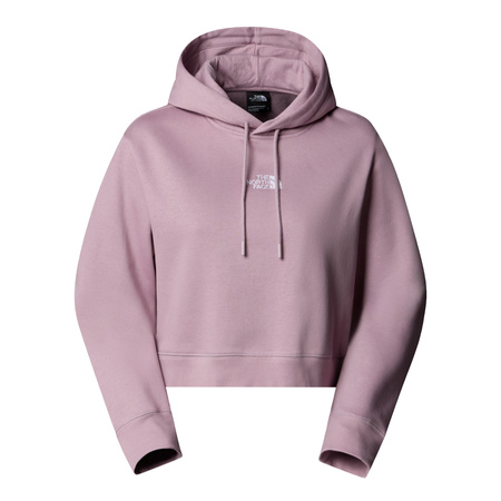 Bluza z kapturem damska The North Face ESSENTIAL CROP fioletowa NF0A89EXD2Q