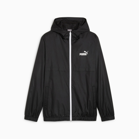 Kurtka z kapturem męska Puma ESS SOLID WINDBREAKER czarna 84748452