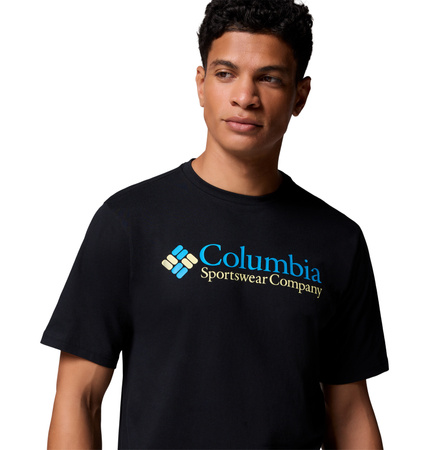 Koszulka męska Columbia CSC BASIC LOGO czarna 1680053031